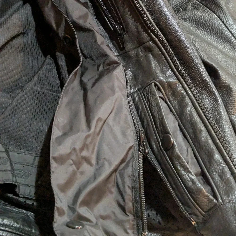 HARLEY DAVIDSON FXRG Leather Jacket Medium